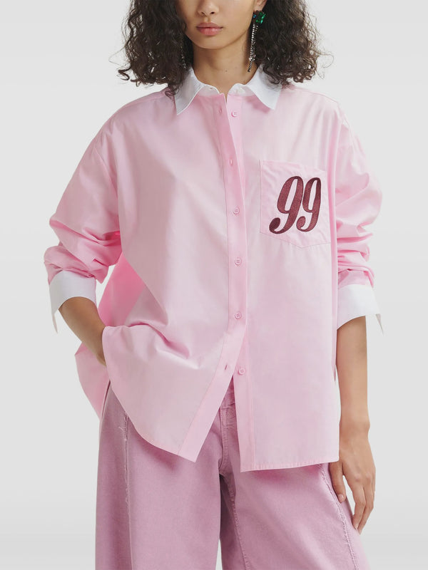 Essentiel Antwerp Halibut2 - Embroidered Shirt