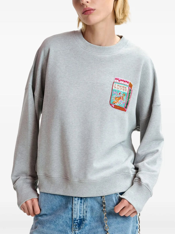 Essentiel Antwerp Hallumettes Embroidered Sweater