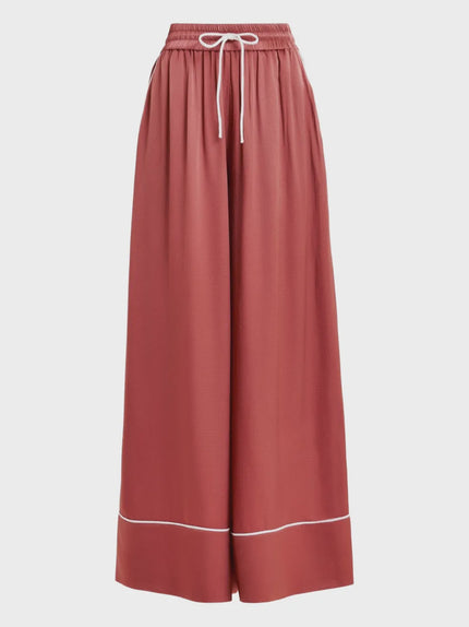 Essentiel Antwerp Hontgomery Wide Leg Pants - Terracotta