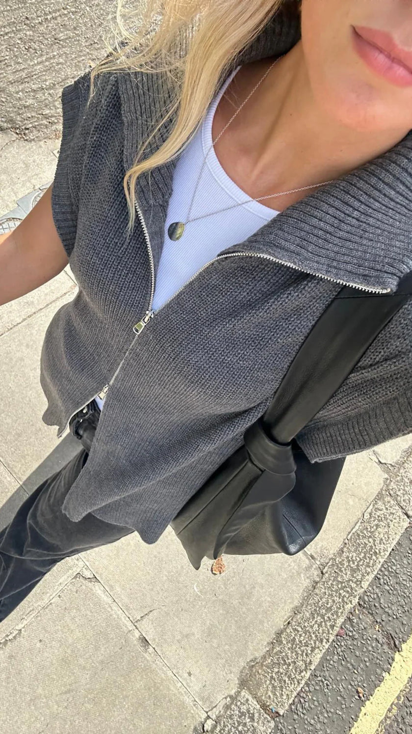 Charli Millie Cardigan - Grey