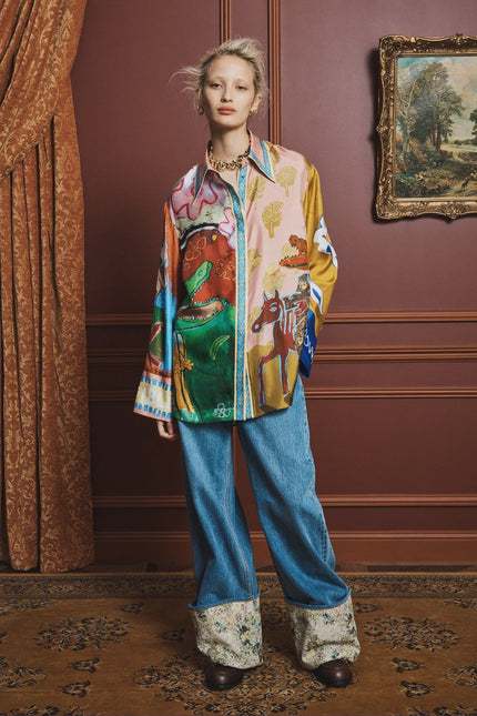 ALÉMAIS Mlak Silk Shirt