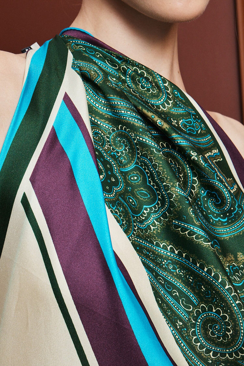 ALÉMAIS Joni Silk Scarf