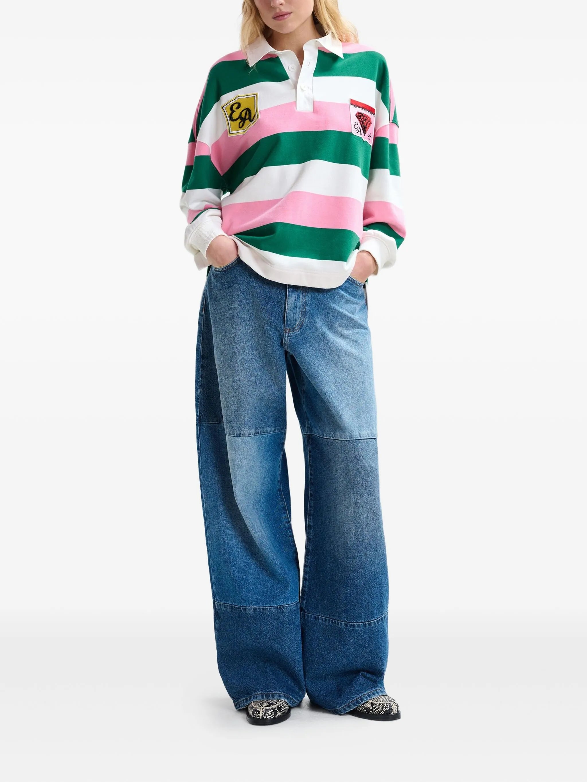 Essentiel Antwerp Joueur Striped Sweatshirt