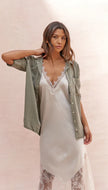 Charli Solange Slip Dress - Moonbeam
