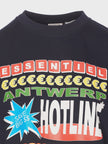 Essentiel Antwerp Joggan Printed T-Shirt - Dark Night