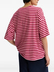 Essentiel Antwerp Joste T-Shirt - Blush/Burgandy