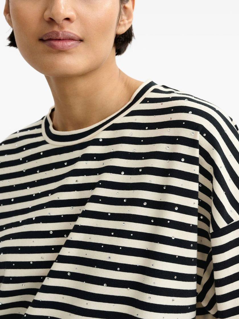 Essentiel Antwerp Joste T-Shirt - Black/Off White