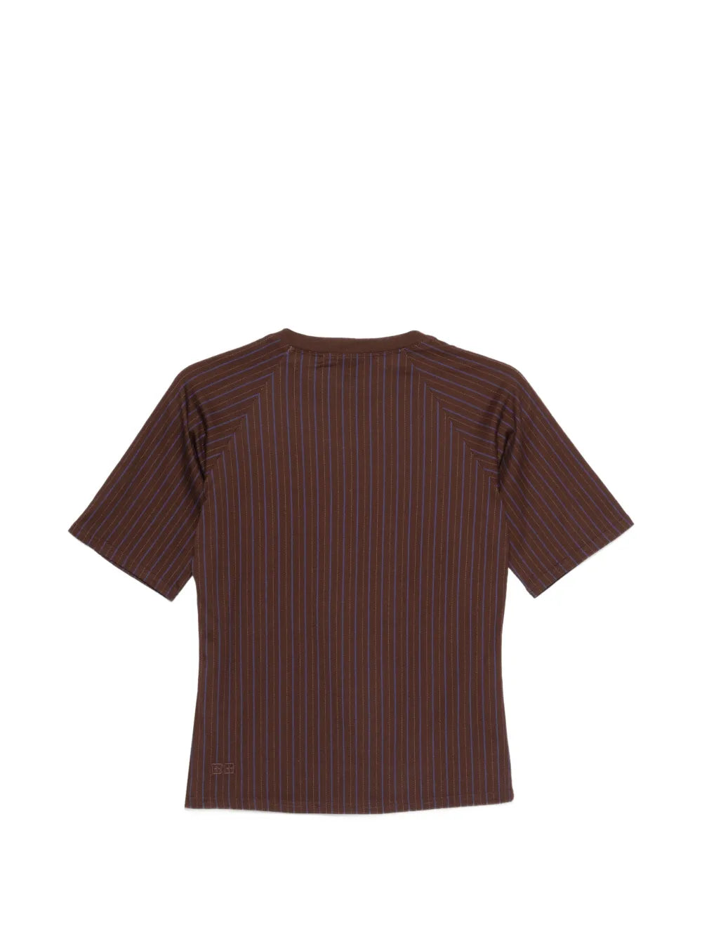 Ksubi - Porter SS Top Chocolate Pinstripe