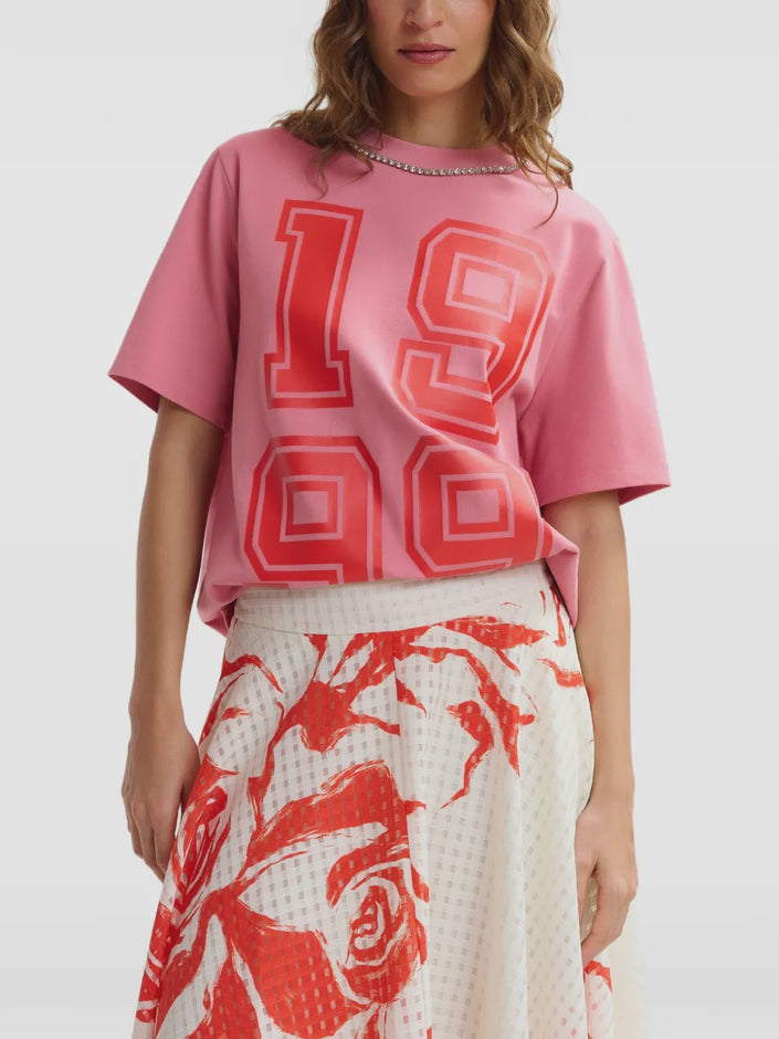 Essentiel Antwerp Jisos T-Shirt - Forever Blush