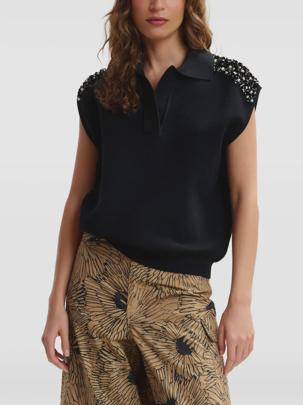 Essentiel Antwerp Joline Polo - Black