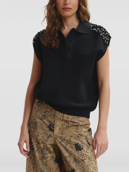 Essentiel Antwerp Joline Polo - Black