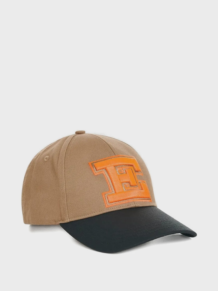 Essentiel Antwerp Jimmo Cap - Camel/Drk Navy