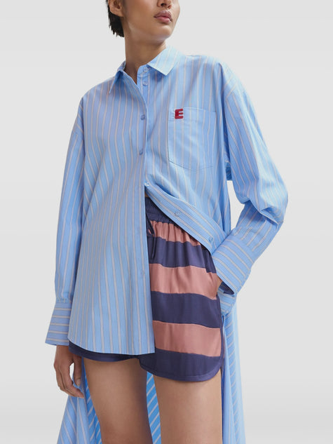 Essentiel Antwerp Jape Shirt Dress - Blue