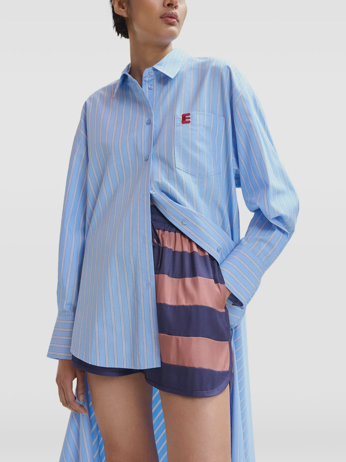 Essentiel Antwerp Jape Shirt Dress - Blue
