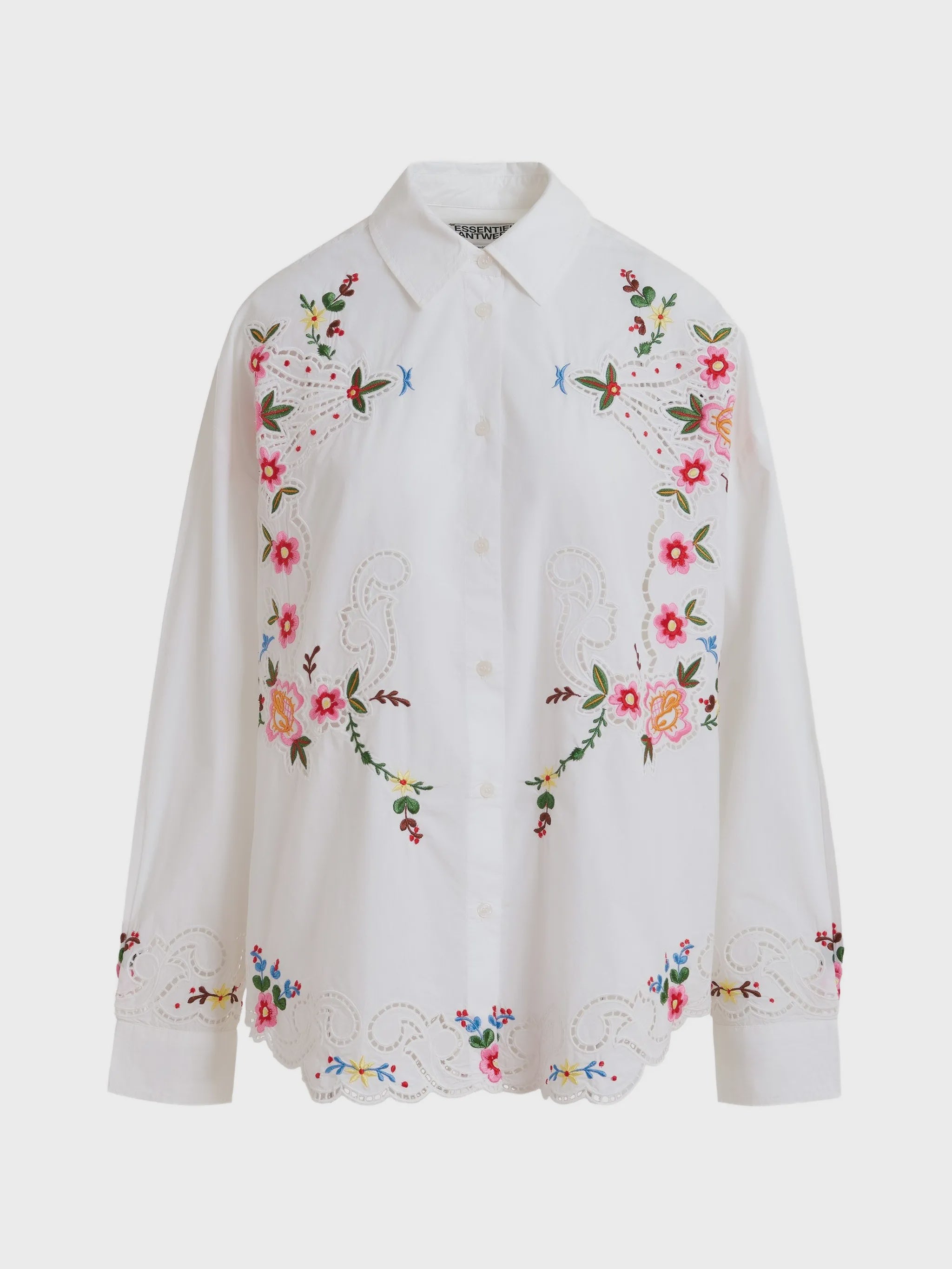 Essentiel Antwerp Jayme Embroidered Shirt - White