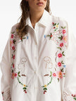 Essentiel Antwerp Jayme Embroidered Shirt - White