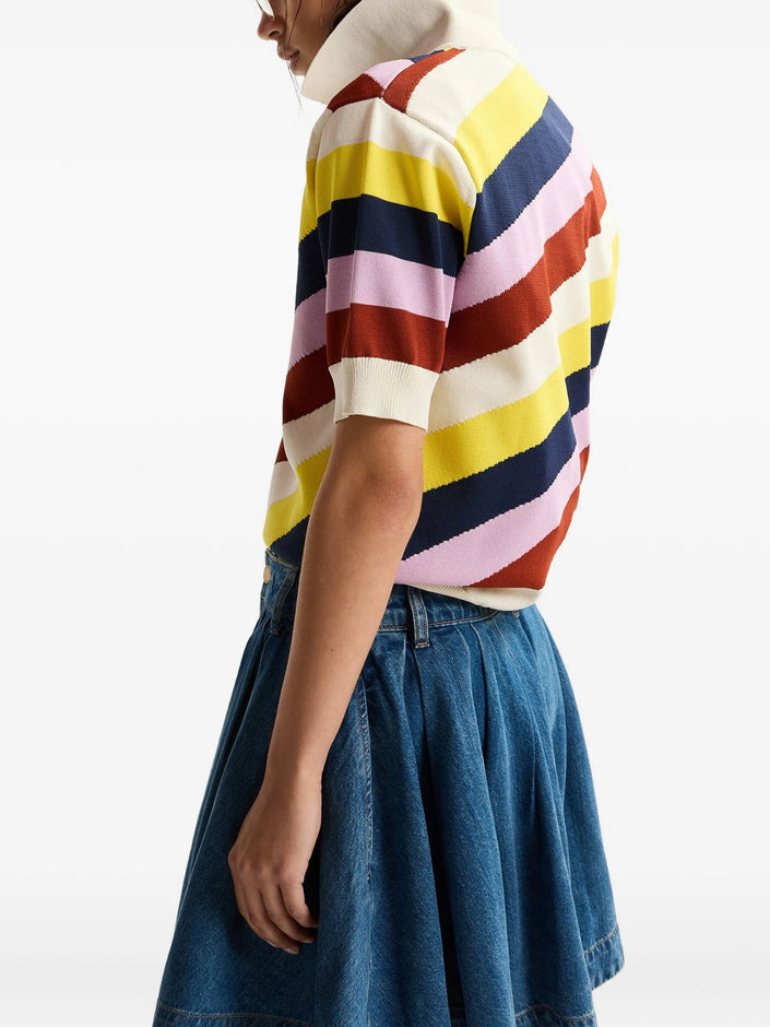 Essentiel Antwerp Jollow Top - Jacquard Polo