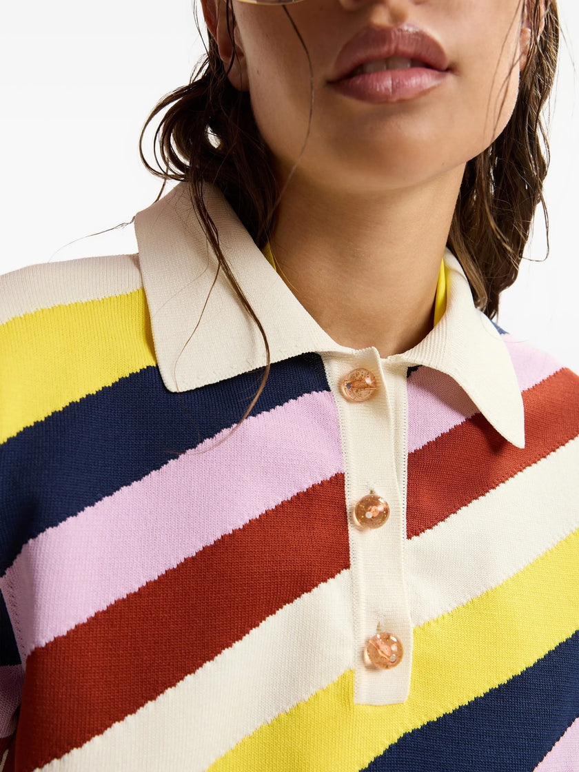 Essentiel Antwerp Jollow Top - Jacquard Polo