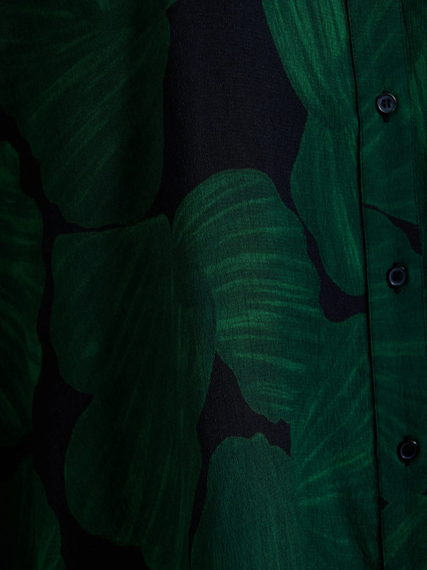 Essentiel Antwerp Kafta Shirt - Bottle Green