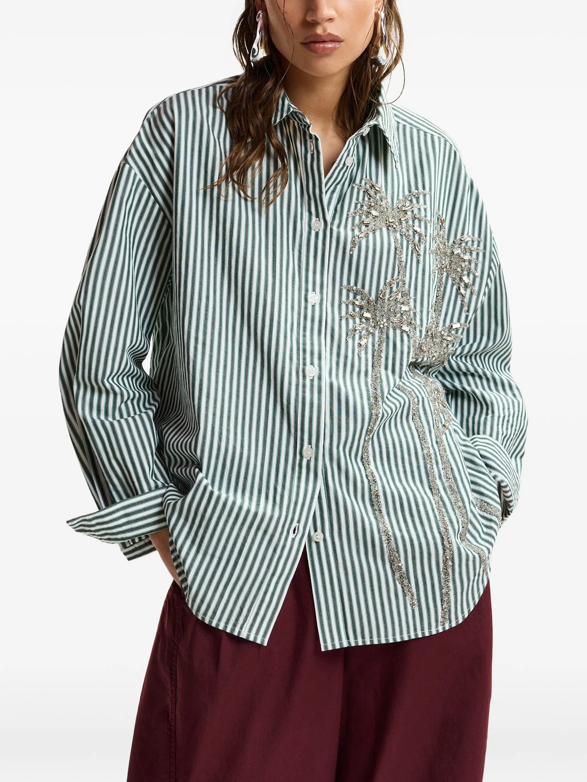 Essentiel Antwerp Kasper Shirt - Bottle Green