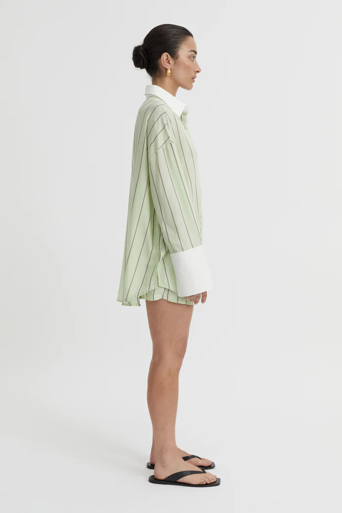 Blanca Opal Shirt - Pistachio