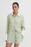 Blanca Opal Shirt - Pistachio