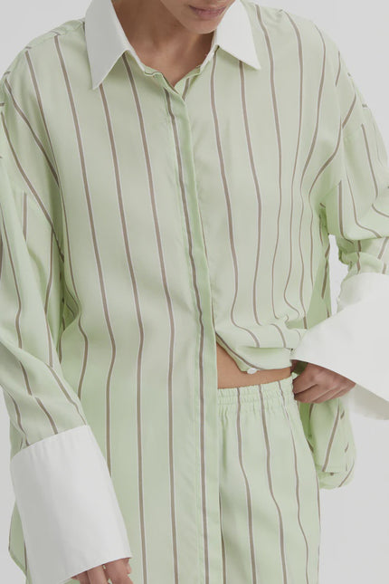 Blanca Opal Shirt - Pistachio