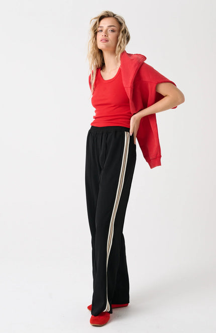 Cartel and Willow - Weston Pant Black Lurex