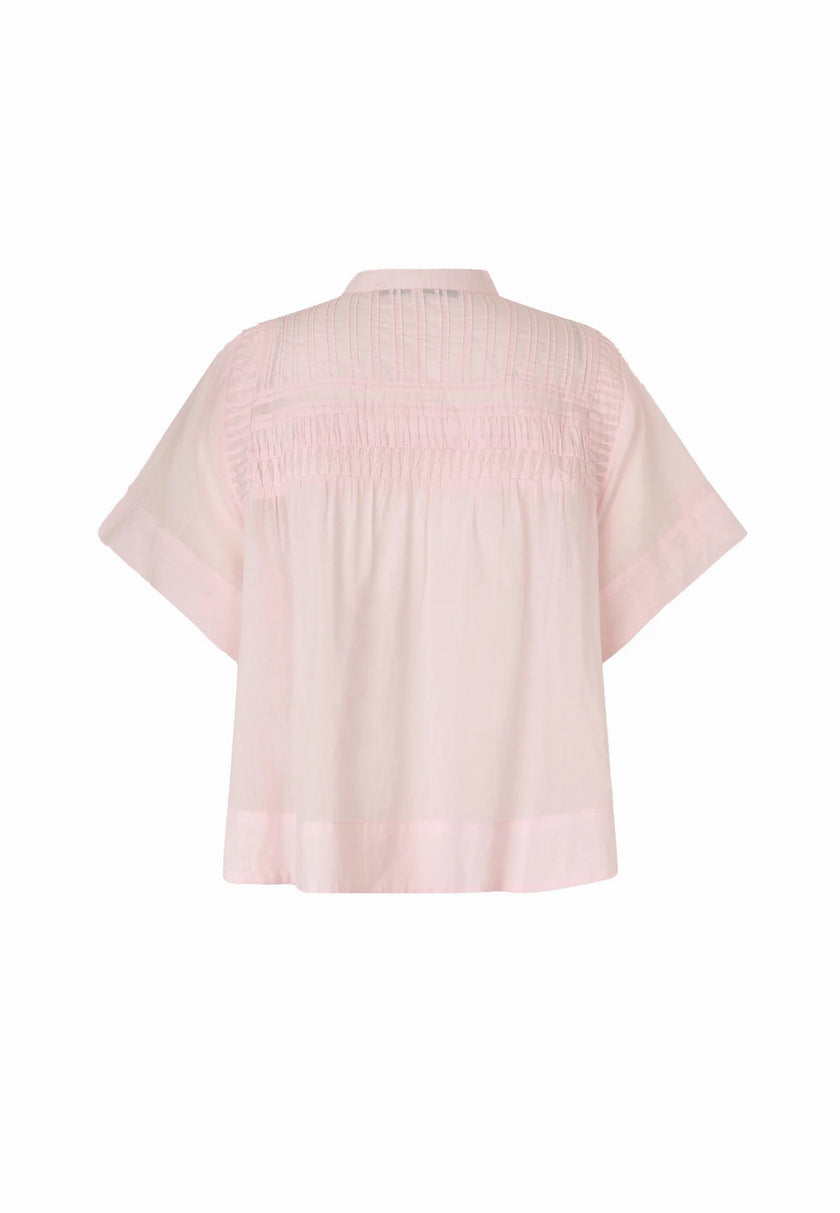 SECOND FEMALE - MAISE SS BLOUSE CRYSTAL PINK
