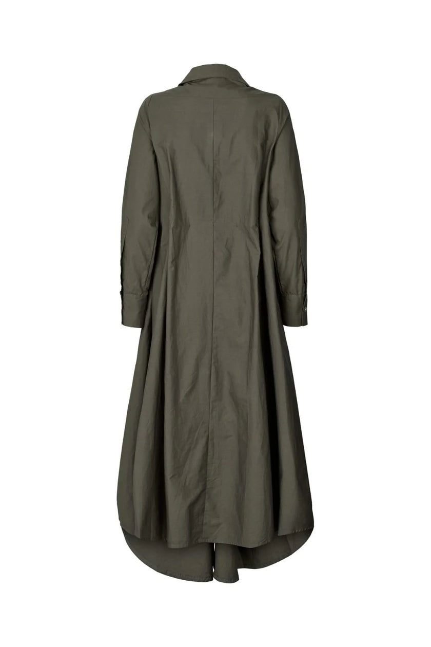 Rabens Saloner Desiree Dress - Dark Brown