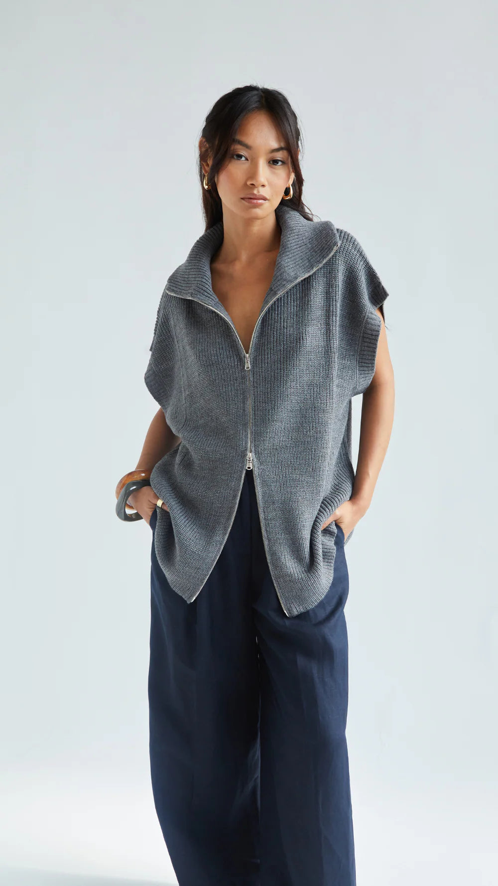 Charli Millie Cardigan - Grey
