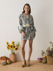 BOTEH Arcadia Paisley Mini Robe Dress