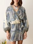 BOTEH Arcadia Paisley Mini Robe Dress