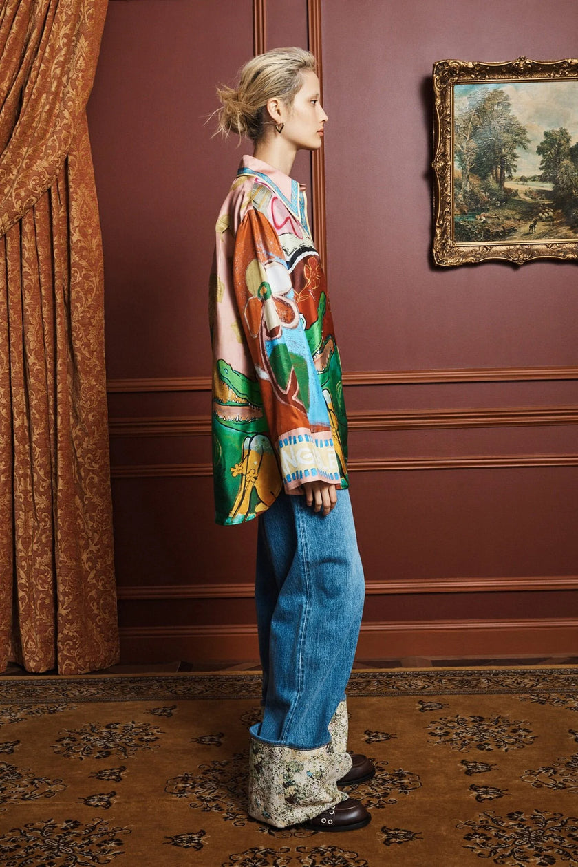 ALÉMAIS Mlak Silk Shirt