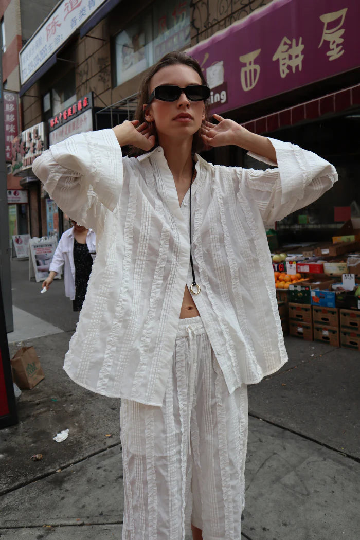 Blanca Cadence Shirt - White