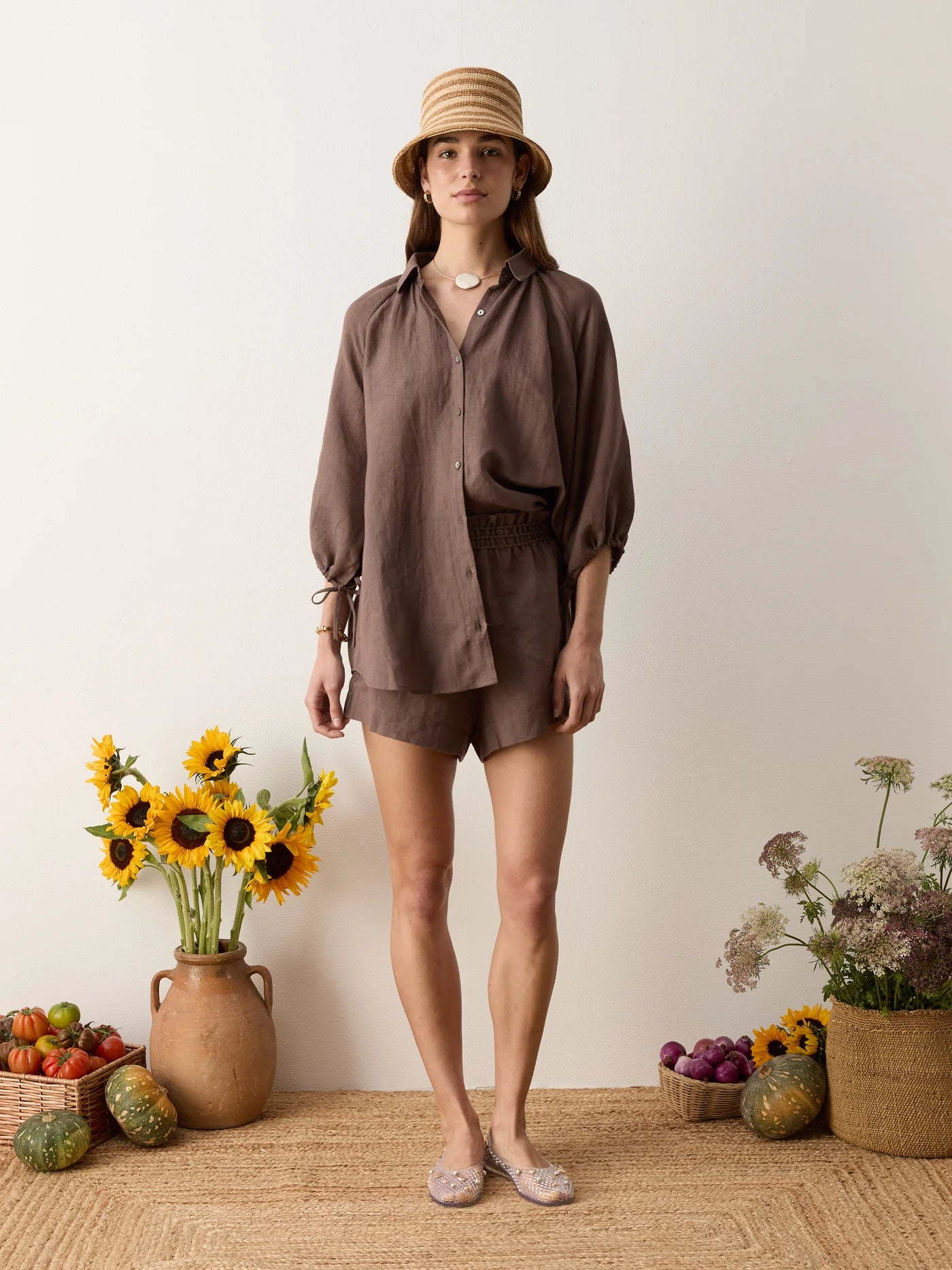 BOTEH La Ponche Short - Mocha
