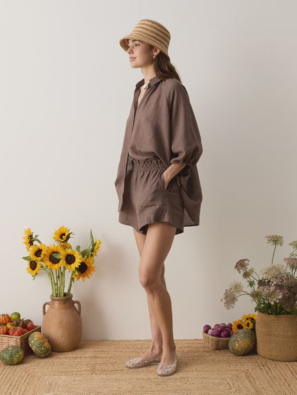 BOTEH La Ponche Short - Mocha