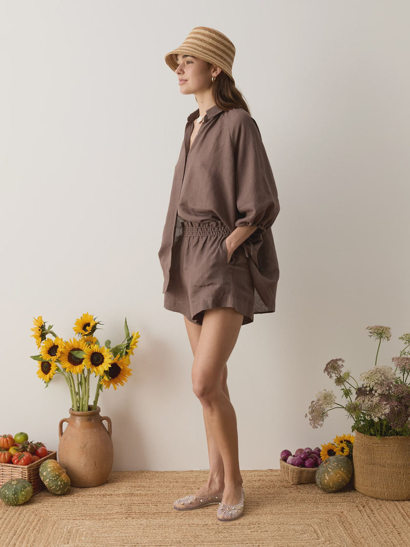 BOTEH La Ponche Short - Mocha