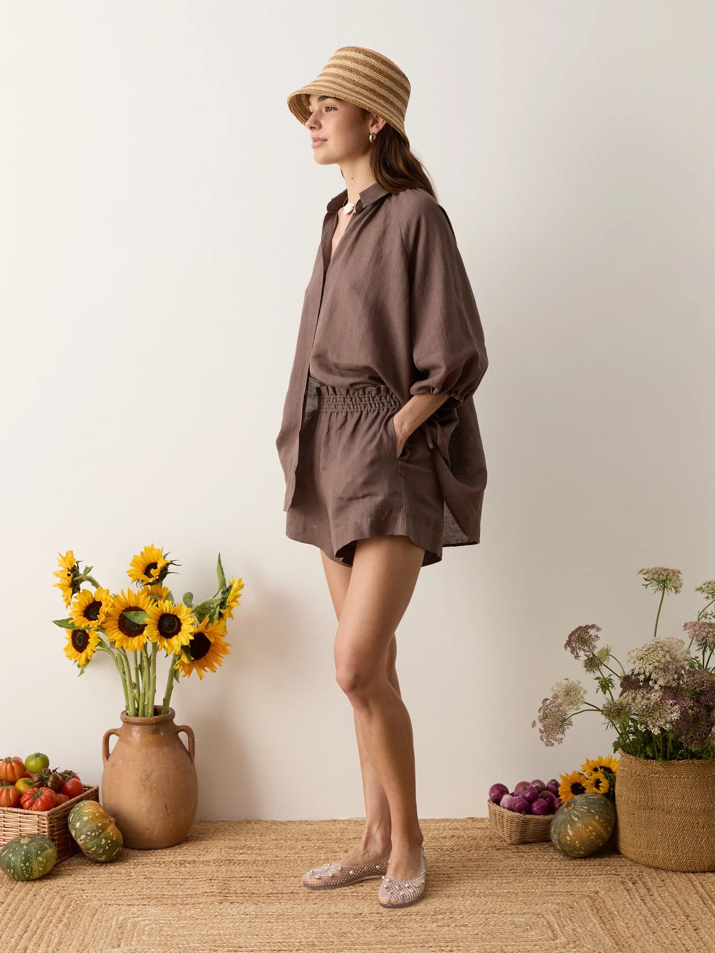 BOTEH La Ponche Short - Mocha