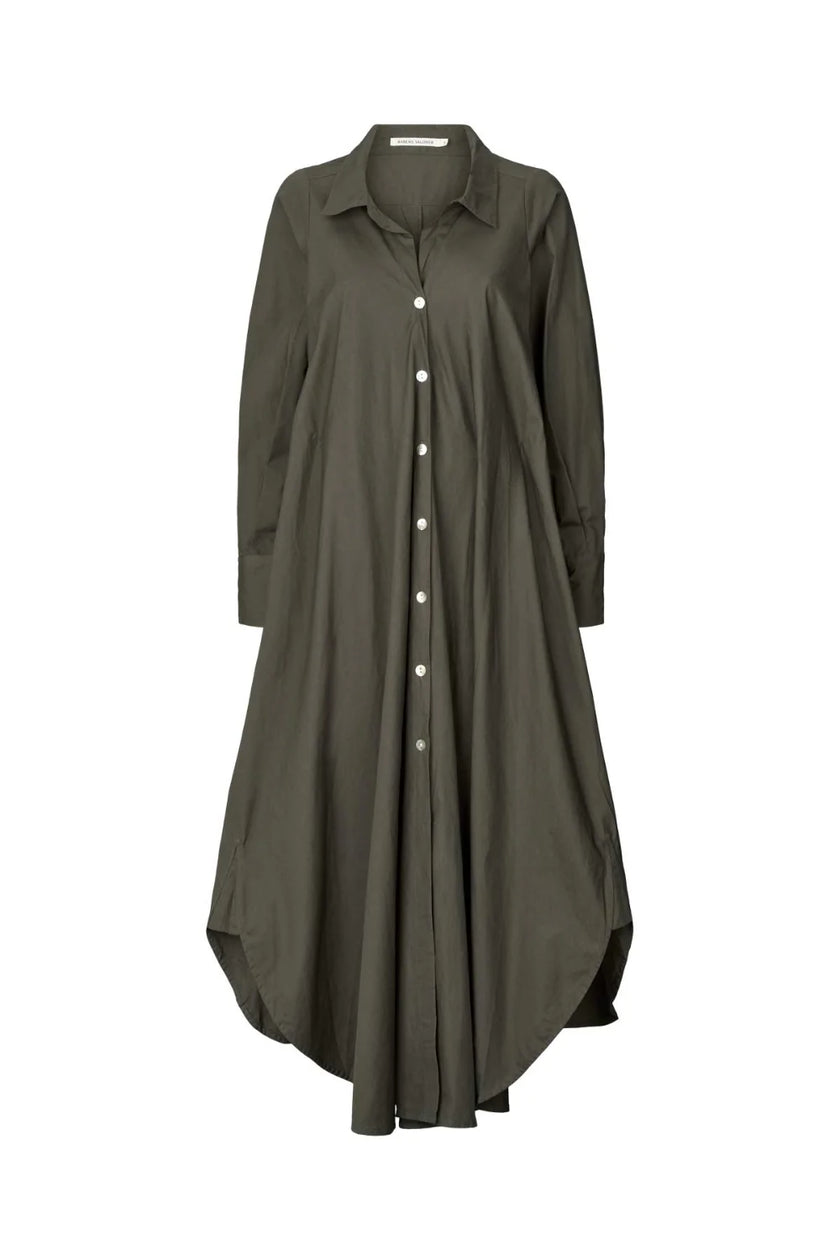 Rabens Saloner Desiree Dress - Dark Brown
