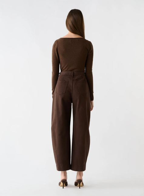 ESMAEE Pinnacle Knit Top - Chocolate