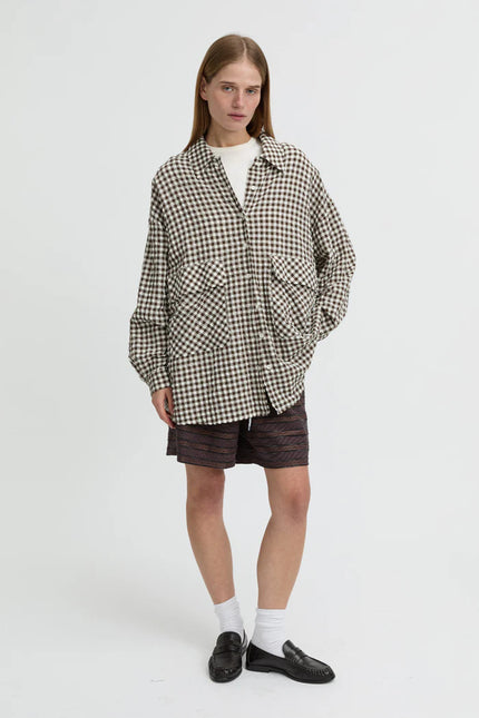 Blanca Knox Shirt - Coffee