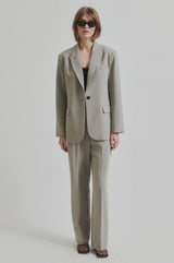 Second Female Evie Fitted Blazer - Elephant