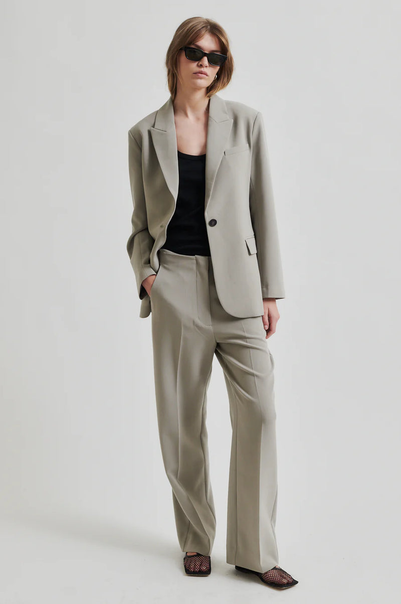 Second Female Evie Classic Trousers - Elephant