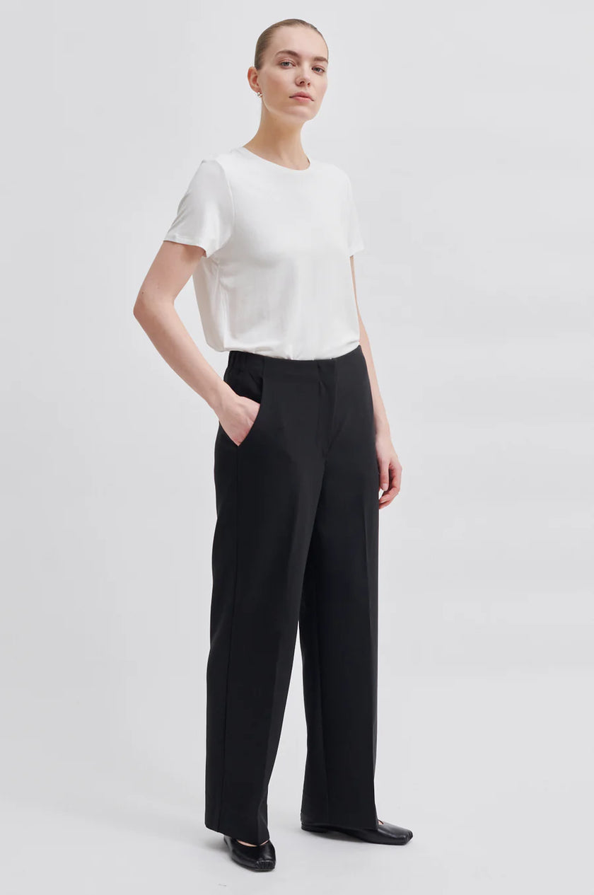 Second Female Evie Classic Trousers - Black