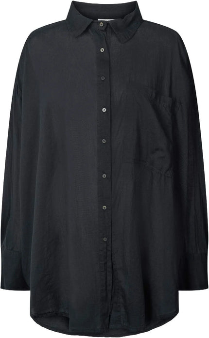 Rabens Saloner Noah Shirt - Black