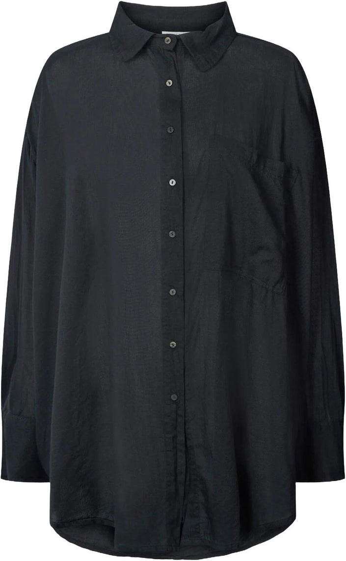 Rabens Saloner Noah Shirt - Black