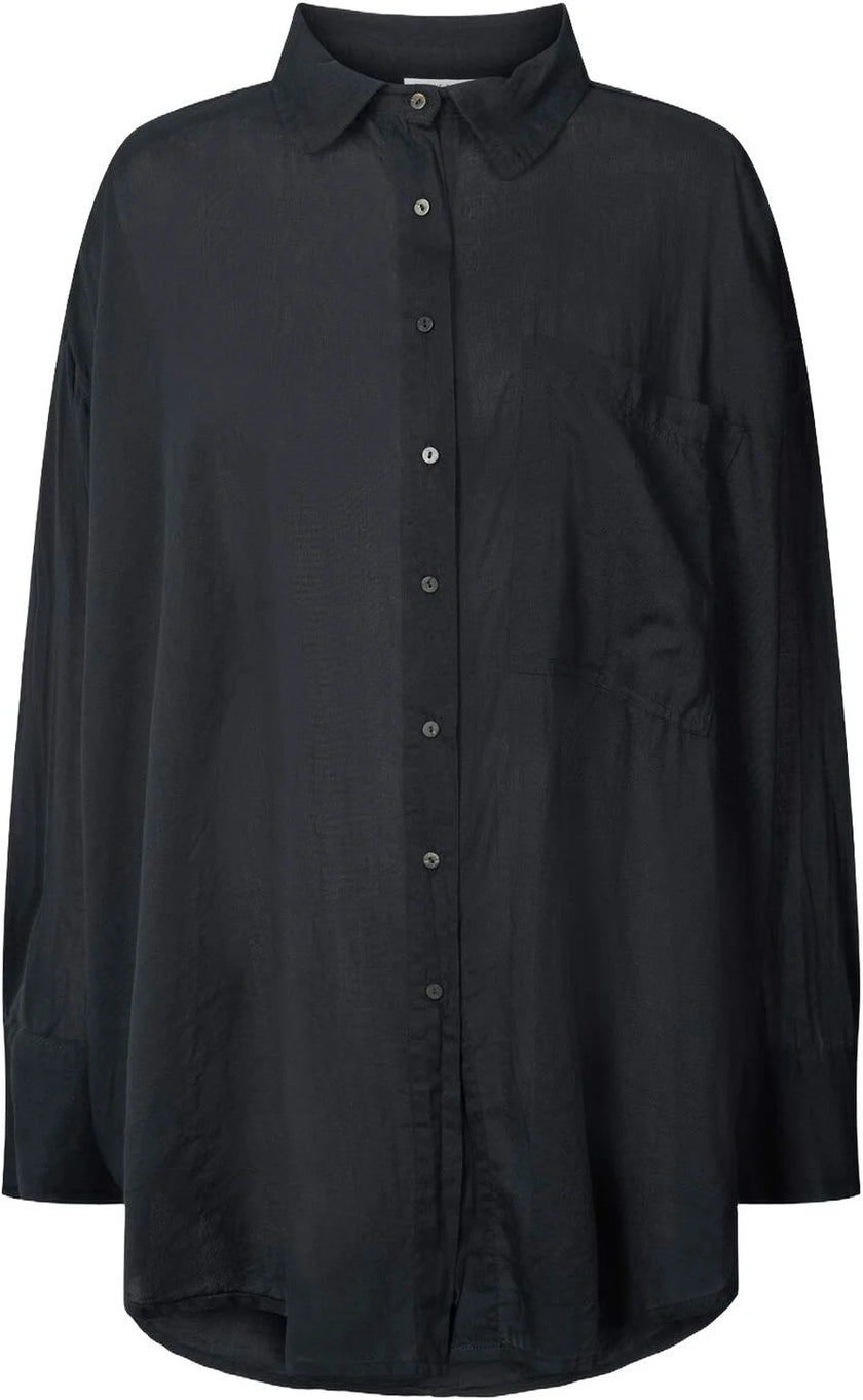Rabens Saloner Noah Shirt - Black