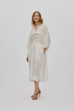 RABENS SALONER INA DRESS - CHALK
