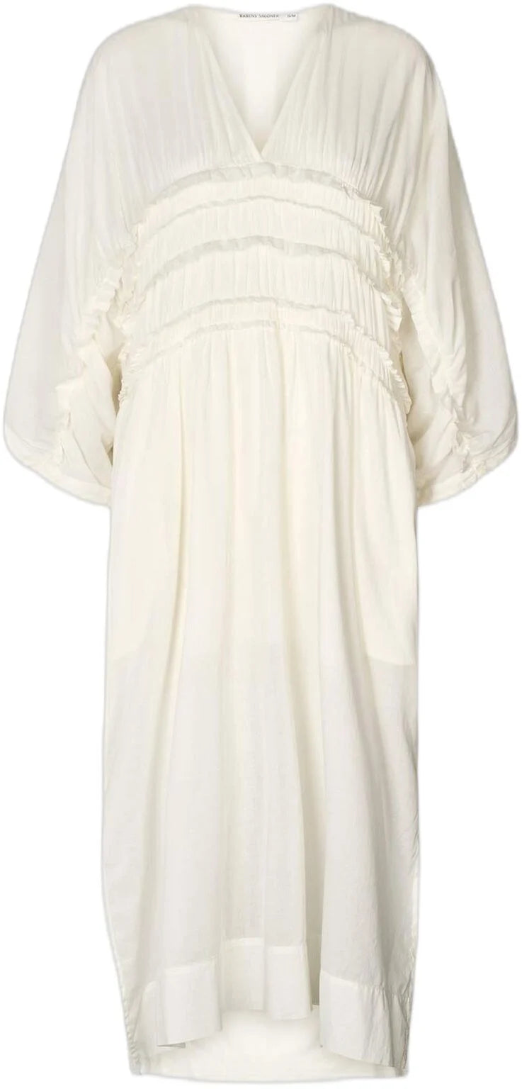 RABENS SALONER INA DRESS - CHALK